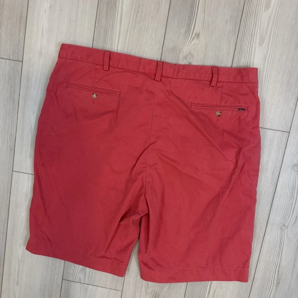 Polo‎ Ralph Lauren 44T/42L Chino Shorts Red Cotton Pockets